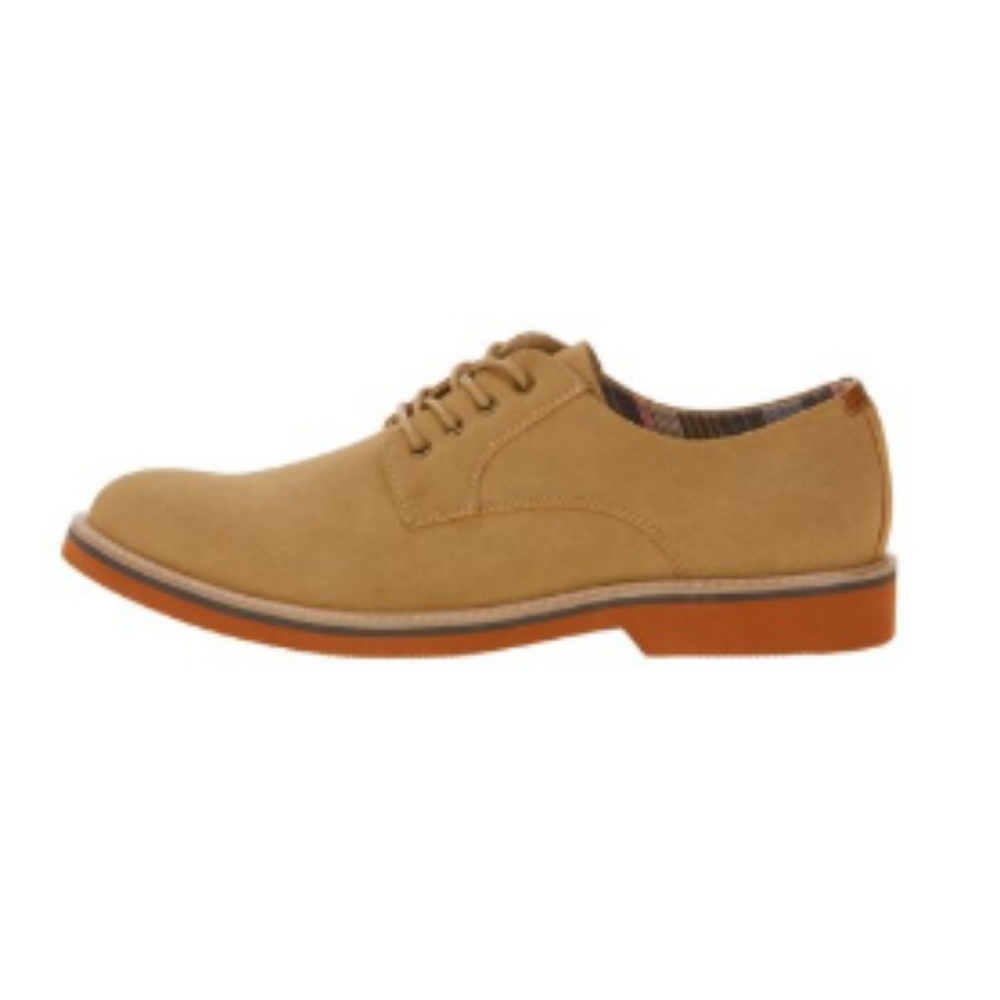 NWT Mens Casual "Oxford" Faux Suede Shoes - Picture 5 of 6